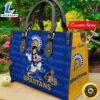 NCAA San Jose State Spartans Mickey Women Leather Hand Bag Tshirt