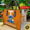 NCAA Tennessee Volunteers Stitch Women Leather Hand Bag t shirt