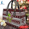 NCAA Texas A_M Aggies Grinch Christmas Women Leather Hand Bag 2 NCAA Texas A M Aggies Grinch Christmas Women Leather Hand Bag Tshirt
