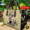 NCAA Vanderbilt Commodores Minnie Women Leather Hand Bag t shirt