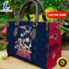 New England Patriots Disney Women Leather Bag Tshirt