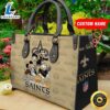 New Orleans Saints Disney Women Leather Bag t shirt