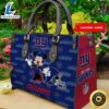 New York Giants Minnie Women Leather Hand Bag Tshirt