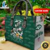 New York Jets Disney Women Leather Bag Tshirt