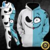 Nightmare Half Blue Half White Christmas Combo Hoodie and Leggings 3 Nightmare Half Blue Half White Christmas Combo Hoodie and Leggings
