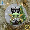Oakland Raiders Baby Yoda NFL Football Ornaments t shirt