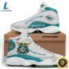 Personalised Miami Dolphins Baby Yoda Air Jordan 13 Shoes npgmgj.jpg