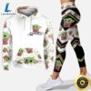 Personalized Baby Yoda Hoodie Leggings Adults Men Women Star Wars