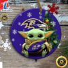 Personalized Baltimore Ravens Baby Yoda Christmas Ceramic Ornament 3 Personalized Baltimore Ravens Baby Yoda Christmas Ceramic Ornament Tshirt