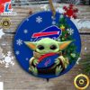 Personalized Buffalo Bills Baby Yoda Christmas Ceramic Ornament t shirt