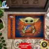 Personalized Denver Broncos Baby Yoda All Over Print 3D Doormats Blue Orange TPH ervxqn.jpg