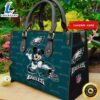 Philadelphia Eagles Mickey Women Leather Hand Bag Tee
