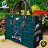 Philadelphia Eagles Stitch Women Leather Hand Bag Tshirt
