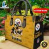Pittsburgh Steelers Disney Women Leather Bag t shirt