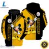 Pittsburgh Steelers Mickey Mouse 3d Hoodie 2 Pittsburgh Steelers Mickey Mouse 3d Hoodie
