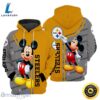 Pittsburgh Steelers Nfl Mickey Mouse Disney 3d Hoodie 3 Pittsburgh Steelers Nfl Mickey Mouse Disney 3d Hoodie