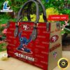 San Francisco 49ers Stitch Women Leather Hand Bag Tee
