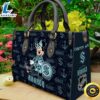 Seattle Kraken NHL Minnie Women Leather Hand Bag Tshirt
