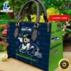 Seattle Seahawks Mickey Women Leather Hand Bag t shirt