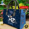 Tennessee Titans Mickey Women Leather Hand Bag Tee