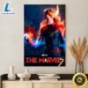 The Marvels 2023 Movie Poster Canvas 2 The Marvels 2023 Movie Poster Canvas