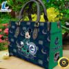 Vancouver Canucks NHL Minnie Women Leather Hand Bag Tee