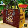 Washington Commanders Disney Women Leather Bag t shirt