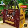Washington Commanders NFL Mickey Halloween Women Leather Hand Bag Tee