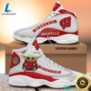 Wisconsin Badgers Fans Baby Yoda Custom Name Air Jordan 13 Sneaker Shoes 3 Wisconsin Badgers Fans Baby Yoda Custom Name Air Jordan 13 Sneaker Shoes