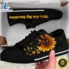 You Are My Sunshine Jack Skellington Women Low Top Canvas Shoes