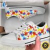 Autism Awareness Day Autism Puzzle Pieces Painting Style Converse Sneakers Low Top Shoes hkv1ff.jpg
