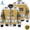 Baby Yoda Groot Santa Claus Deer Unisex Gift Bushmills Irish Whiskey 3D Bomber Jacket xkfutv.jpg