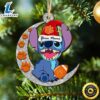 Clemson Tigers Stitch Christmas Ornament NCAA And St With Moon Ornament