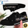 Mickey & Friends Black Pattern Disney Cartoon Sneakers Low Top Canvas Shoes 2 Mickey & Friends Black Pattern Disney Cartoon Sneakers Low Top Canvas Shoes