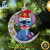 Minnesota Vikings Stitch Ornament, NFL Christmas And St With Moon Ornament 2 Minnesota Vikings Stitch Ornament, NFL Christmas And St With Moon Ornament