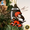 NFL Cleveland Browns Mickey Mouse Christmas Ornament 3 NFL Cleveland Browns Mickey Mouse Christmas Ornament