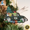 NFL Green Bay Packers And Baby Yoda Christmas Ornament 2 NFL Green Bay Packers And Baby Yoda Christmas Ornament