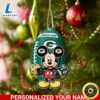 Green Bay Packers And Mickey Mouse Ornament Personalized Your Name
