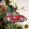 NFL Kansas City Chiefs And Baby Yoda Christmas Ornament 3 NFL Kansas City Chiefs And Baby Yoda Christmas Ornament