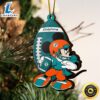 NFL Miami Dolphins Mickey Mouse Christmas Ornament 2 NFL Miami Dolphins Mickey Mouse Christmas Ornament