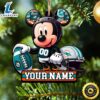 NFL Miami Dolphins Mickey Mouse Ornament Personalized Your Name 2 NFL Miami Dolphins Mickey Mouse Ornament Personalized Your Name