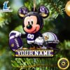 NFL Minnesota Vikings Mickey Mouse Ornament Personalized Your Name 2 NFL Minnesota Vikings Mickey Mouse Ornament Personalized Your Name