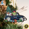 NFL New England Patriots And Baby Yoda Christmas Ornament 2 NFL New England Patriots And Baby Yoda Christmas Ornament