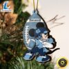 NFL North Carolina Tar Heels Mickey Mouse Christmas Ornament