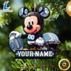 Ncaa North Carolina Tar Heels Mickey Mouse Ornament Personalized Your Name 2 Ncaa North Carolina Tar Heels Mickey Mouse Ornament Personalized Your Name