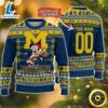 Personalized Michigan Wolverines Mickey Ugly Christmas Sweater, 3 Personalized Michigan Wolverines Mickey Ugly Christmas Sweater,