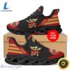 San Francisco 49ers Baby Yoda Hug Custom Name Max Soul Shoes Sneakers Running For Fans gxpnlo.jpg