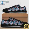 Stitch Angel Love Pink Heart White Disney Cartoon Sneakers Low Top Canvas Shoes nowkix.jpg