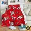 Cardinals Mickey Fleece Blanket For Baseball Fans 1