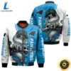 Carolina Panthers Jack Skellington And Zero Bomber Jacket 3 Carolina Panthers Jack Skellington And Zero Bomber Jacket
